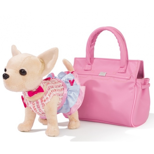 Собачка Chi Chi Love в платье c розовой сумочкой 5894689